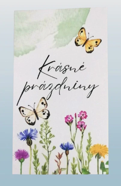 Dárková kartička – Krásné prázdniny pro učitelky, asistenty, vychovatele i školní personál