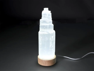 Selenitová věž se svítícím podstavcem 15 cm